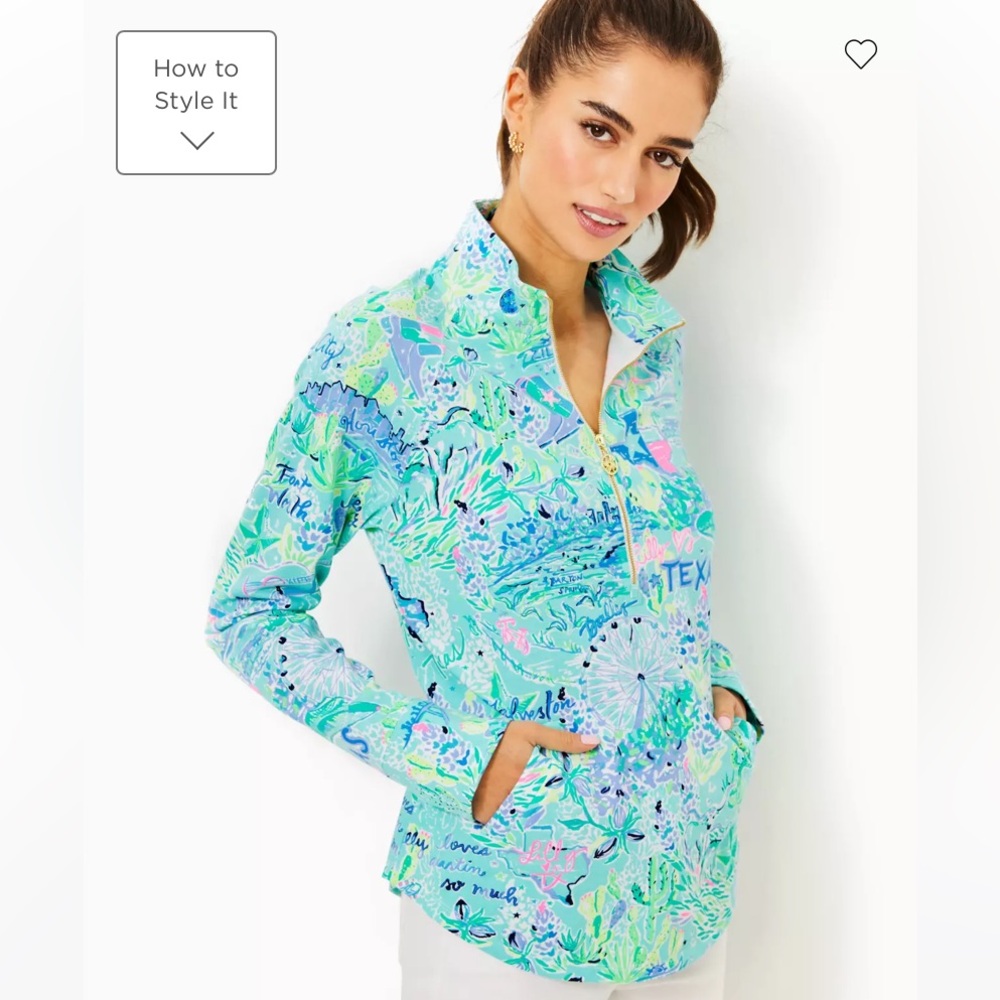 Lilly Pulitzer Skipper popover in Lilly Loves Texas